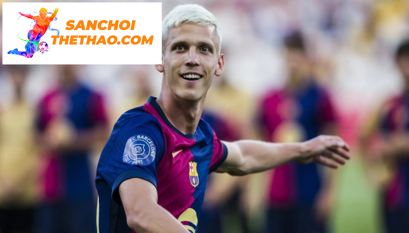 Dani Olmo quyết tâm ở lại Barca bất chấp tất cả (Ảnh: Getty).