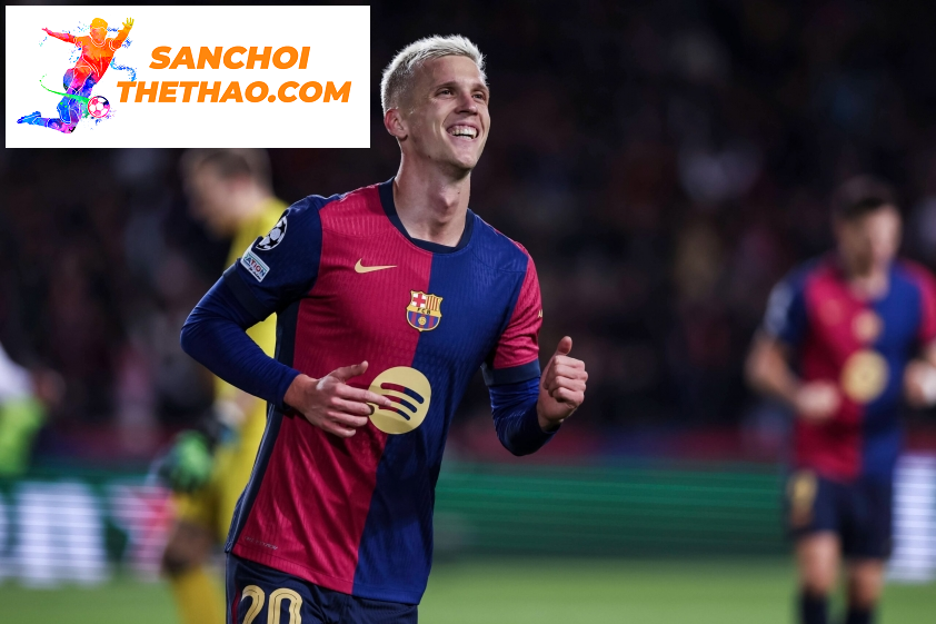 Sau một mùa hè bùng nổ cùng danh hiệu EURO, Dani Olmo đã có cơ hội trở lại Barca, đội bóng đã đào tạo anh trong quá khứ.(Nguồn: Twitter)