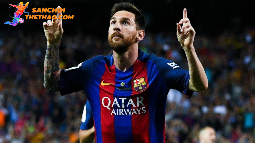 Messi vụt sáng trở thành một ngôi sao trong màu áo Barcelona. Ảnh: Getty