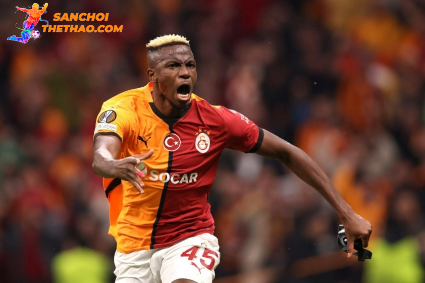 Osimhen tỏa sáng trong màu áo Galatasaray.