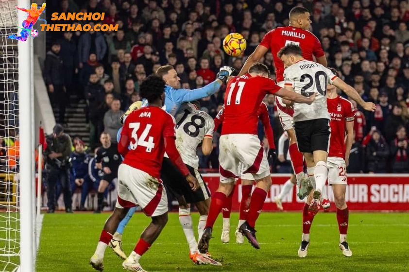 Liverpool đánh rơi điểm số trước Nottingham Forest - lần thứ 2 trong mùa giải.