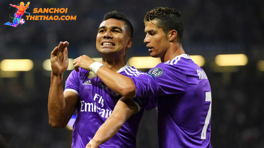 Casemiro có thể thi đấu cùng Ronaldo tại Al Nassr (Ảnh: Getty).