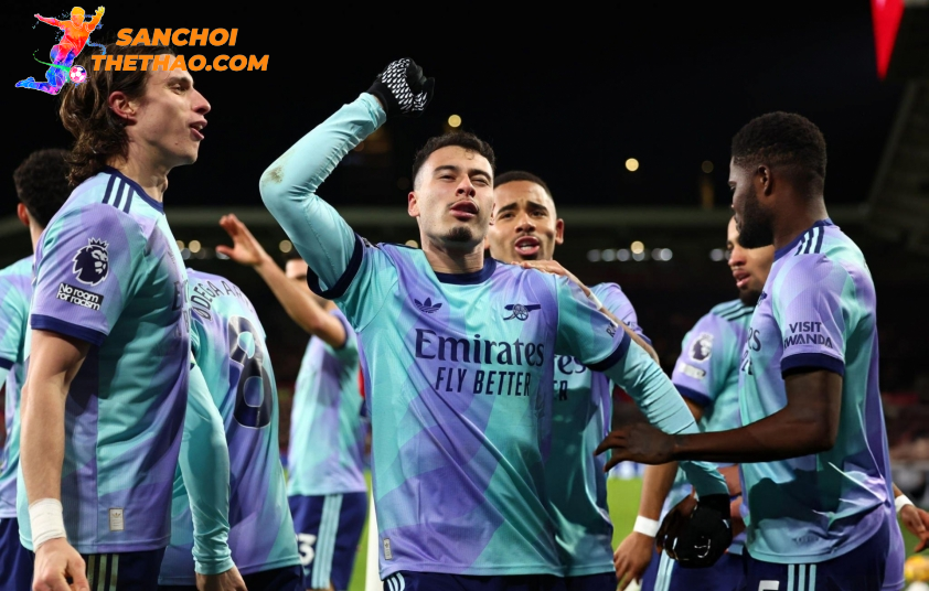 Arsenal xuất sắc ngược dòng đánh bại Brentford trong hiệp hai. Ảnh: Getty