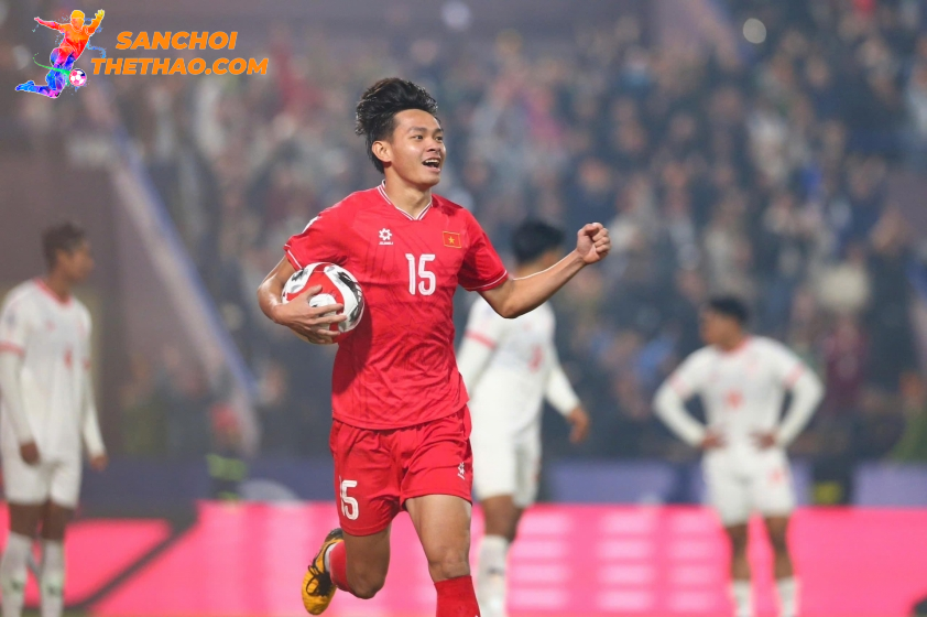 Bùi Vĩ Hào vừa ghi bàn cho ĐT Việt Nam ở AFF Cup 2024 (Ảnh: VFF)